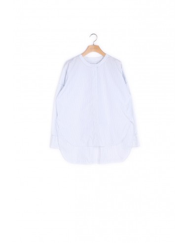 Chemise oversized à rayures de pas cher